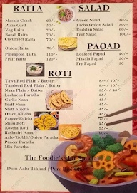 The Foodi's Hut menu 2