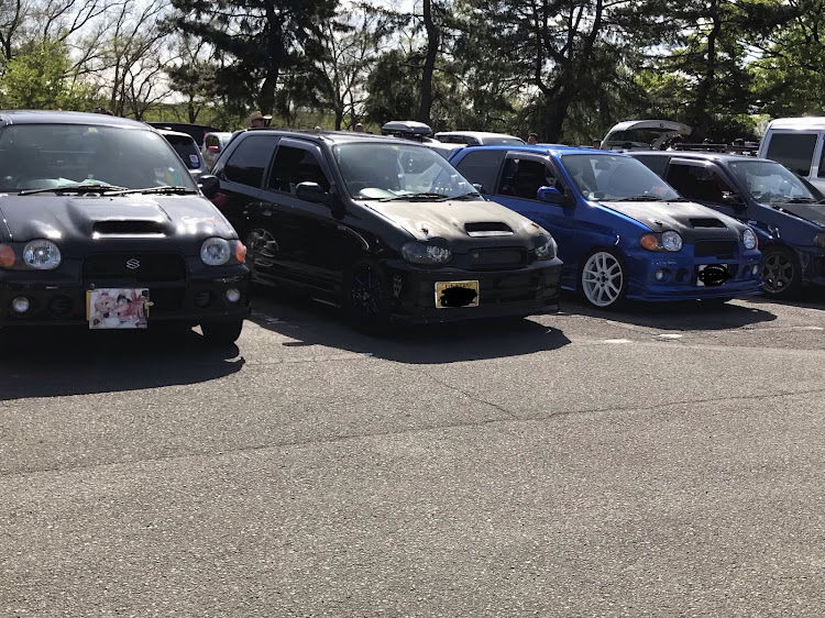 アルトワークスのオフ会・アルトワークス・秋ヶ瀬公園に関するカスタム事例の投稿画像3枚目