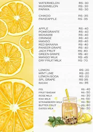 Juice Up menu 1