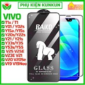 Cường Lực Baiko Vivo Y12S T1X T1 Y15A Y15S Y35 Y53S Y55 Y33S Y22S Y16 Y21 Y21S Y02S Y01 Y20S V25 V25E V23E V21 V20 V19