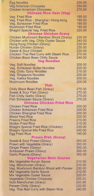 Bhagini menu 5