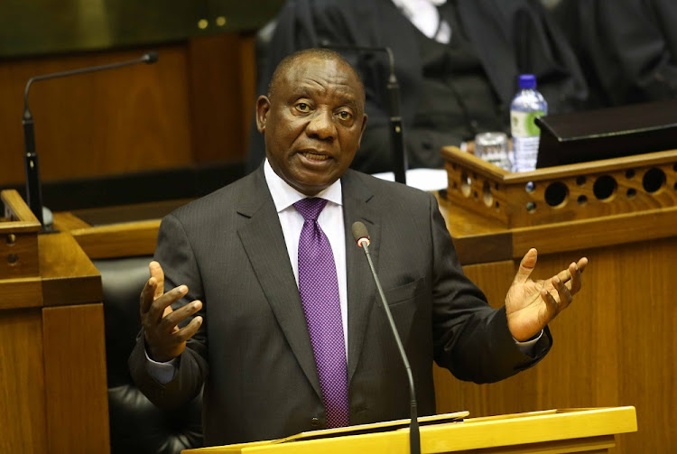 President Cyril Ramaphosa delivering the 2018 State of the Nation address in Parliament.