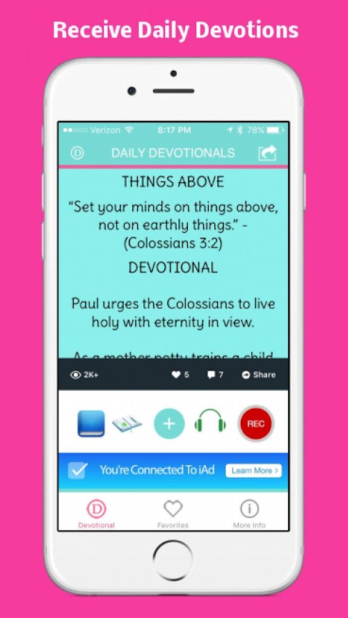 Android application Proverbs 31 Devotionals screenshort