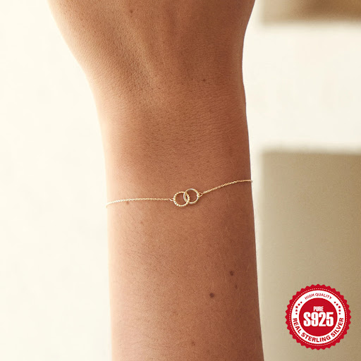 Title 4, S925 Sterling Silver Temperamental All-match Do...