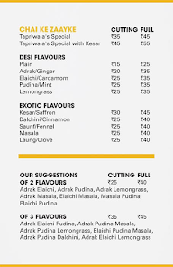 Tapriwala - The Contemporary Tea Cafe menu 2