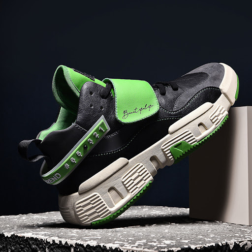Title 4, Mens Fashion Color Matching Platform Casual Sh...