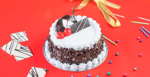 Eggless Black Forest Fresh Cream Cake [500 Grams]