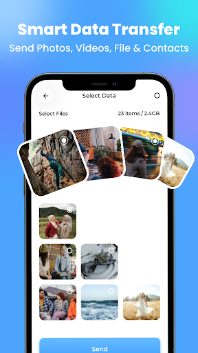 Screenshot Smart mobile data transfer