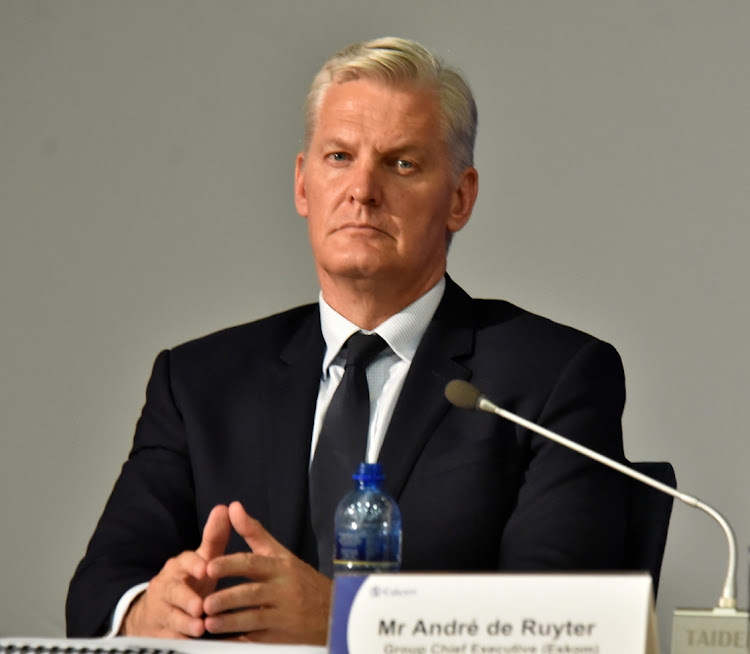 Eskom CEO Andre de Ruyter says the power utility needs to be replaced, as repairs are too costly. File picture.