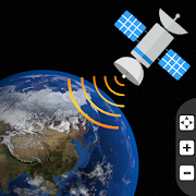 Global Live Earth Map: GPS Tracking Satellite View  Icon