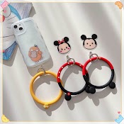 Dây Đeo Cổ Thời Trang Đa Chức Năng Họa Tiết Chuột Minnie Mickey Để Gắn Điện Thoại Iphone 11/13/12