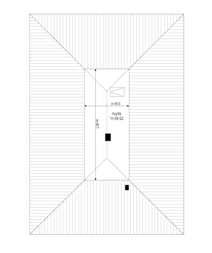 Dom na Przytulnej 2 - Rzut strychu