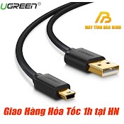 Cáp Usb 2.0 To Mini Usb Ugreen 10354 Dài 0.5M - Hàng Chính Hãng