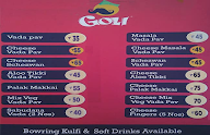 Goli Vada Pav No. 1 menu 1