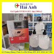 Gel Lạnh Euro Gel Dùng Cho Máy Triệt Lông, Máy Wax Lông Chai 500Ml