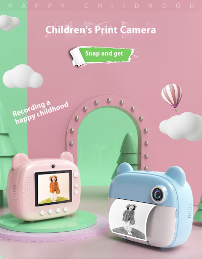 Title 1, Childrens Camera Handheld SLR Double Lens Mini...