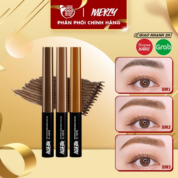 Mascara Chân Mày Bền Màu, Lâu Trôi Merzy The First Proof Brow Mascara 3.5G