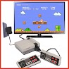 Máy Chơi Game Cổ Điển 4 Nút Mini Nes - Tích Hợp 620 Trò ( Loại 1 Tay Cầm 4 Nút )