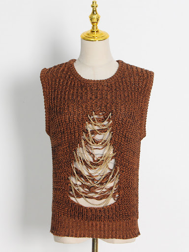 Title 3, Womens Fashion Solid Color Patchwork Knitting ...