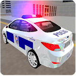 Cover Image of Tải xuống Mô phỏng lái xe ô tô của cảnh sát thực: Trò chơi ô tô 2021 1.2 APK