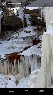 Free Frozen Waterfall Wallpaper APK