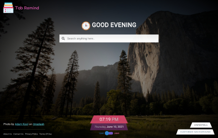 Tab Remind Extension Preview image 0