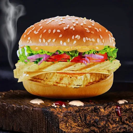 Paneer Tandoori Big Rush Burger