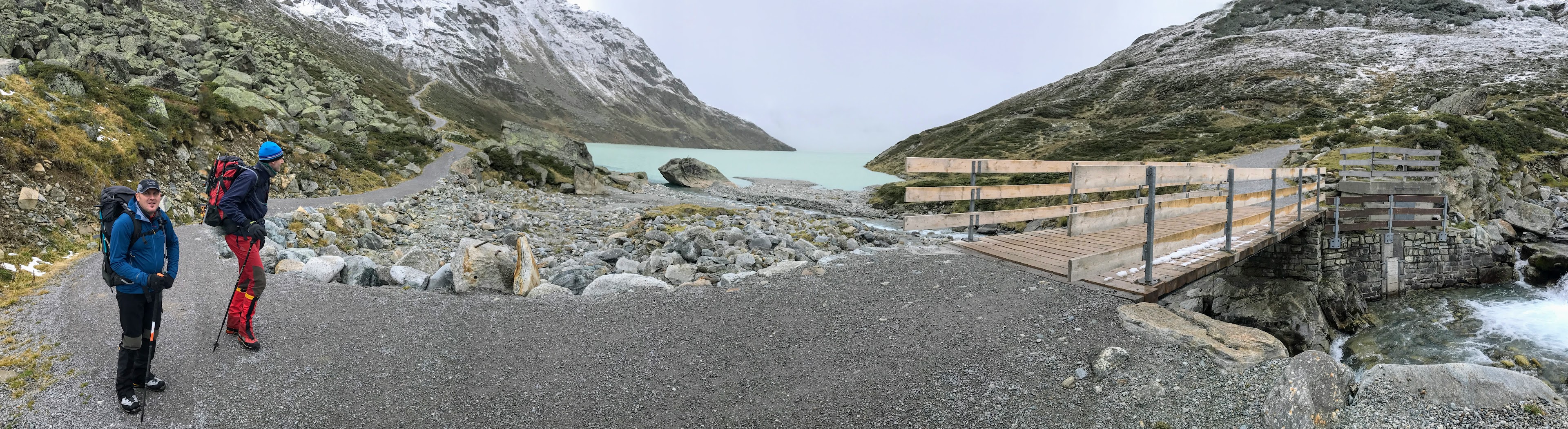 Marijn & Siemen at the Silvretta Stausee