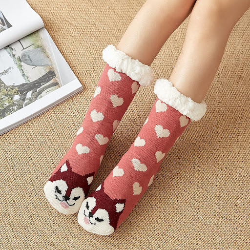 Title 15, Warm and thick Plush sleeping socks
