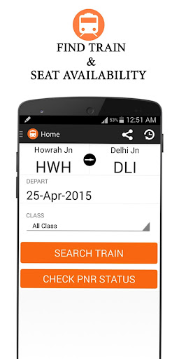 Indian rail train Info Pnr