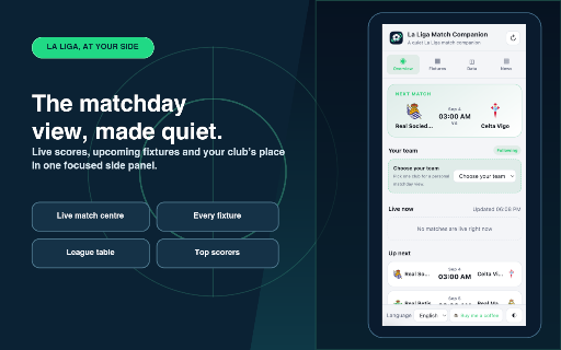 La Liga Match Companion screenshot 1