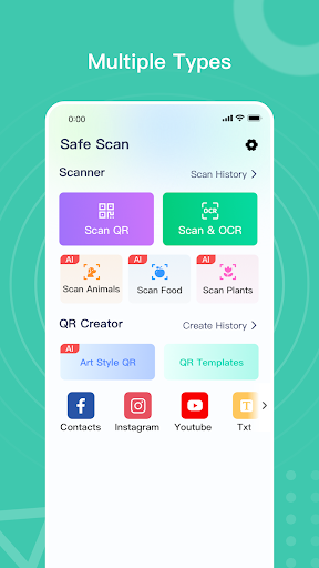 Screenshot Safe QR OCR AI Scanner Creator