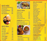LalaJi Dilliwale menu 1