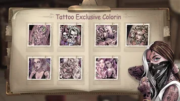 Tattoo Coloring games Screenshot