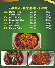 Kaippunnyam Restaurant menu 3