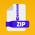 Icon Zip File Reader Compressor App