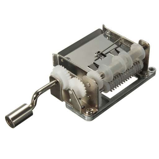 Title 3, Hand-cranked Paper Tape DIY Music Box Movement ...