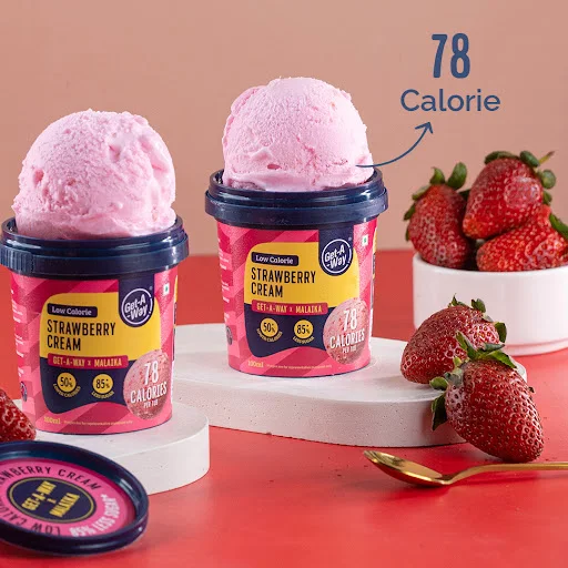 Strawberry Cream Ice Cream [100 Ml]