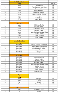 Breads & Curries menu 1