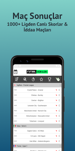 Screenshot Futbol Verileri - Livescore