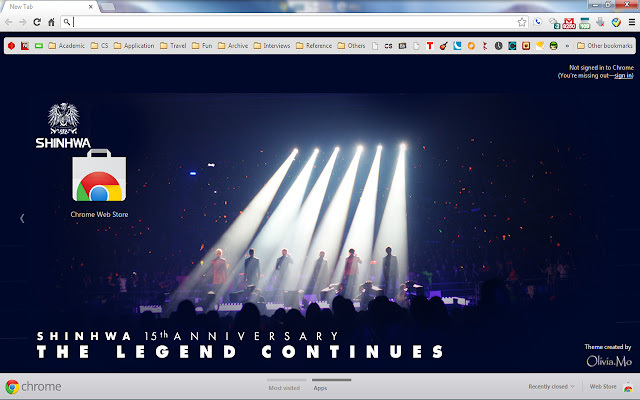 Shinhwa 15th chrome extension