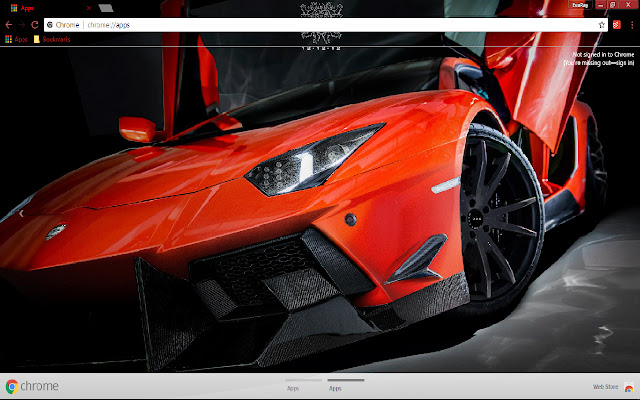 lamborghini theme 1920*1080 chrome extension