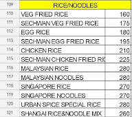 Rommy Chicken menu 2