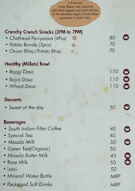 Madras Coffee House menu 1