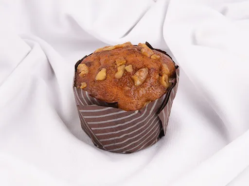 Eggless Banana Walnut Muffin