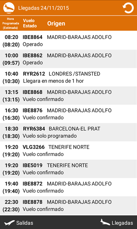 horario la cantabrica