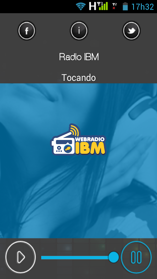 Android application Radio IBM screenshort