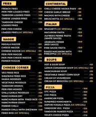 Urban Coffee menu 3