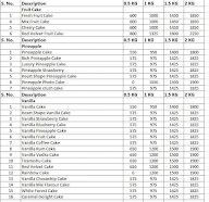 Cakes 24x7.Com menu 1