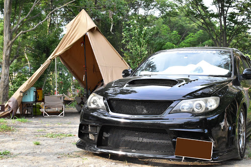 インプレッサ Wrx Sti Grbの愛車紹介 ソロキャンプ 県外ナンバー多し 密ってないよ に関するカスタム メンテナンスの投稿画像 車のカスタム情報はcartune